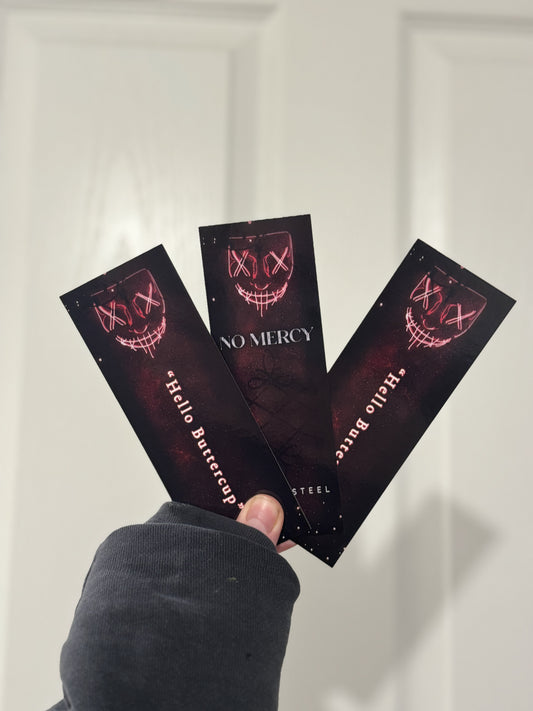 No Mercy Bookmark